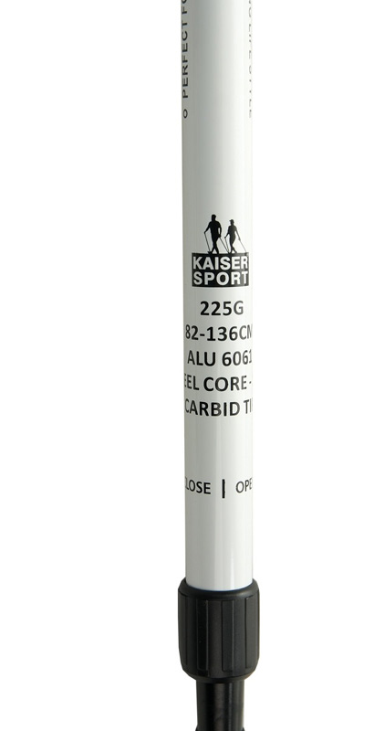 Телескопические палки для скандинавской ходьбы Kaiser Sport Kaiser Sport Nordic Walking White